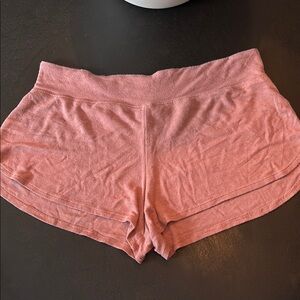 Athleta Pink Athletic Shorts with Elastic Waistband and Lightweight Fabric